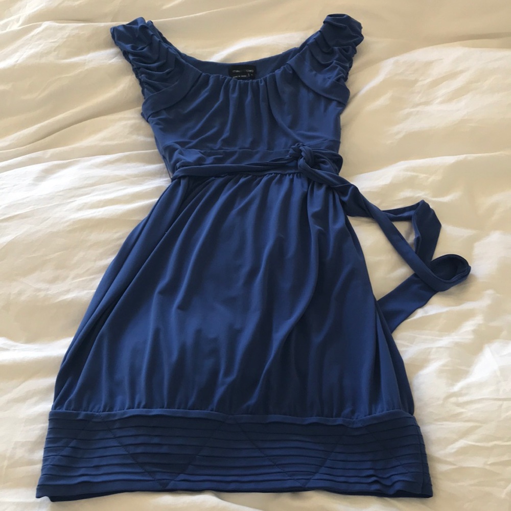 Flirty blue Max and Cleo dress